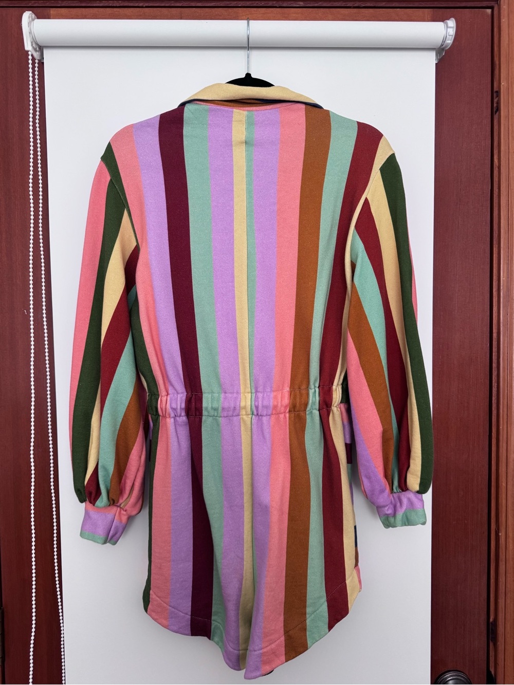 FARM Rio Multicolor Striped Jumpsuit Romper with Drawstring - Picture 3 of 5